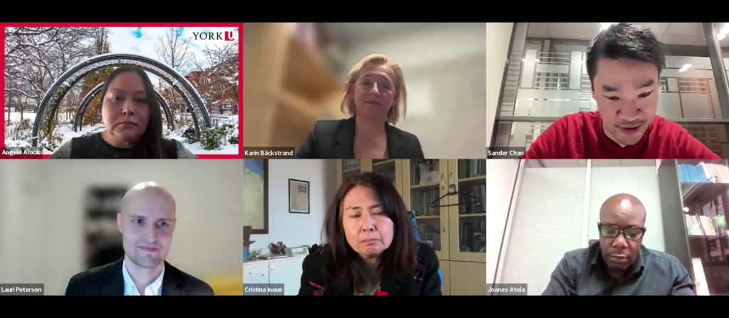 A screenshot of the BioCAM4 COP30 Debrief zoom meeting