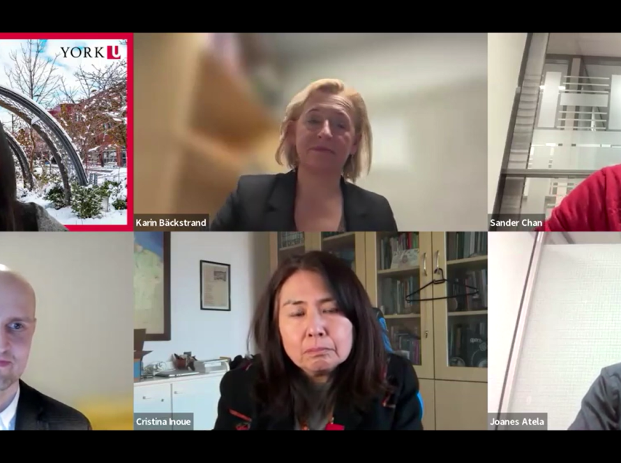 A screenshot of the BioCAM4 COP30 Debrief zoom meeting