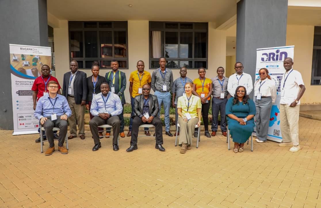 ARIN and BioCAM4 workshop team photo in front of the building