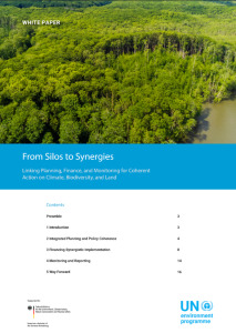 The front page of the report